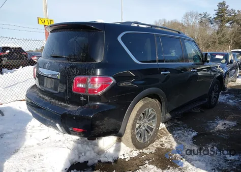2019 Nissan Armada Sl from USA, damaged, VIN JN8AY2NCXKX512407